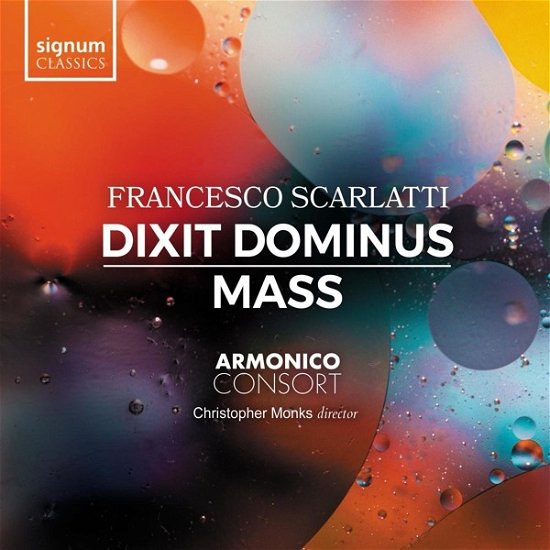 Cover for Armonico Consort · Francesco Scarlatti Dixit Dominus Mass (CD) (2023)
