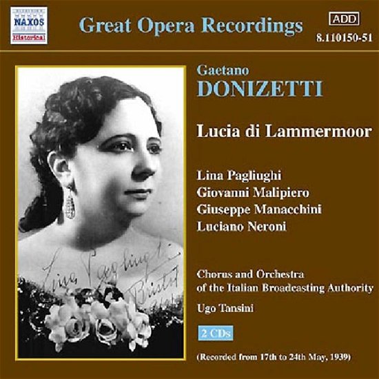 Lucia Di Lammermoor - G. Donizetti - Muziek - NAXOS - 0636943115022 - 13 december 2001