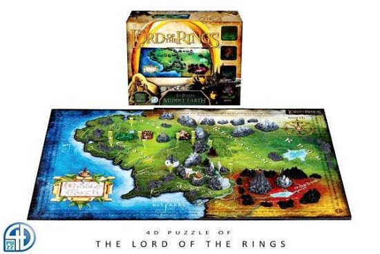 Cover for Coiled Springs · Lord of the Rings: Middle Earth 4D Puzzle (Toys) (2016)