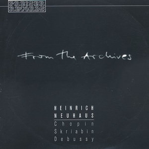 Cover for Heinrich Neuhaus · From The Archives (CD) (2003)