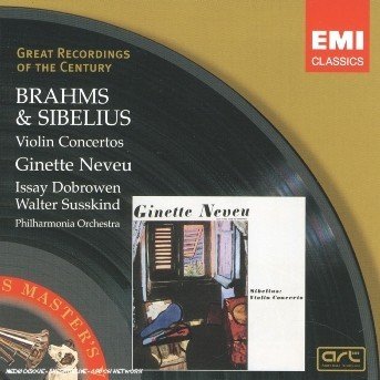 Cover for Neveu Ginette · Brahms &amp; Sibelius: Violin Concertos (CD) (2005)