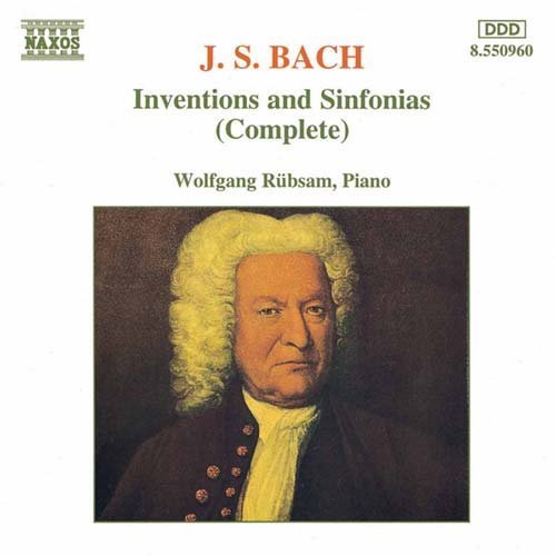 Cover for Bach,j.s. / Rubsam · Inventions &amp; Sinfonias (CD) (1995)
