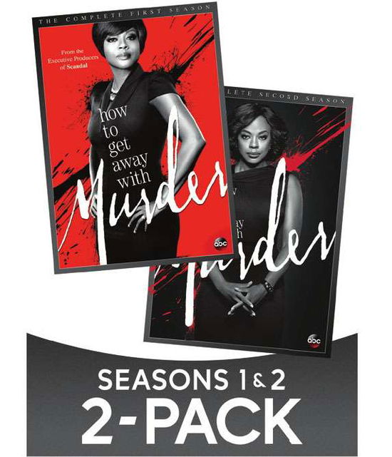 Cover for How to Get Away with Murder: Season 1 &amp; Season 2 (DVD) (2017)