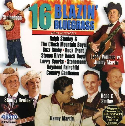 Cover for 16 Blazin Bluegrass / Various (CD) (2013)