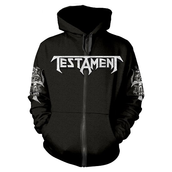 Cover for Testament · Pitchfork Horns (Hoodie) [size S] [Black edition] (2020)