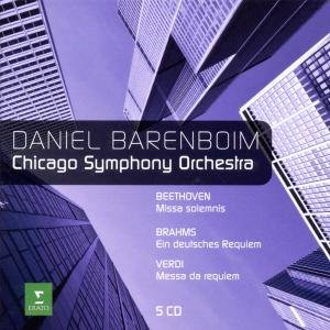 Cover for Daniel Barenboim · Chicago symph / mass and requiem (CD) [Box set] (2012)