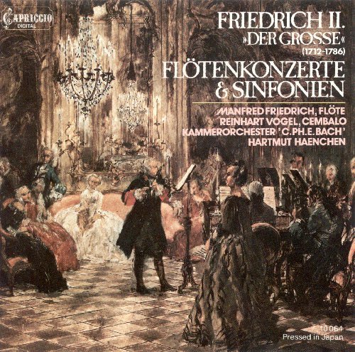 Cover for Frederick the Great / Haenchen · Symphonies &amp; Flute Concertos (CD) (1994)