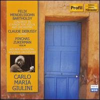 Cover for Mendelssohn-bartholdy / Debussy / Giulini · Concerto for Violin &amp; Orchestra (CD) (2006)