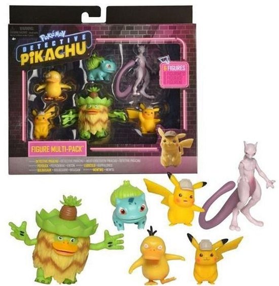 97602 - Meisterdetektiv Pikachu - Minifiguren - 6er Set - Pokemon - Merchandise - POKEMON - 0889933976022 - 7. Februar 2019
