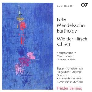 Wie Der Hirsch Schreit - Churc - Ziesak / Pregardien / Bernius / Kamm - Musik - CARUS - 4009350832022 - 1. april 1997