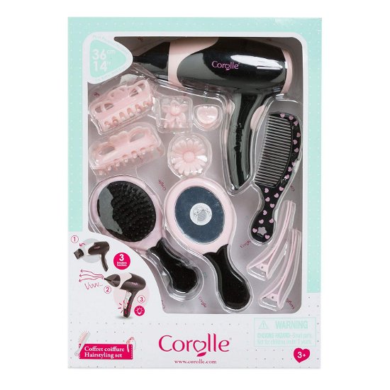 Les Trendies Corolle - Poppen Hairstyling Set - Corolle - Marchandise - Corolle - 4062013310022 - 