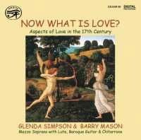 Now What is Love - Glenda Simpson - Musik - SAYDISC - 5013133305022 - 11. Januar 2011