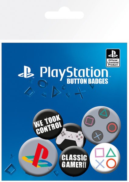 Button 6er Set - Playstation - Playstation - Mercancía - Gb Eye - 5028486380022 - 7 de febrero de 2019