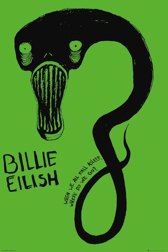 BILLIE EILISH - Poster Ghoul (91.5x61) - Großes Poster - Koopwaar - Gb Eye - 5028486421022 - 7 februari 2019