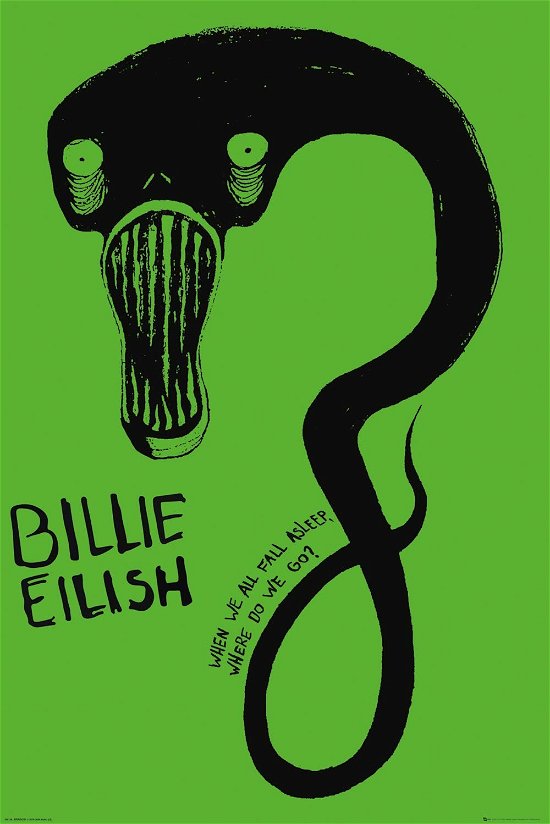 Cover for Großes Poster · BILLIE EILISH - Poster Ghoul (91.5x61) (Leksaker) (2019)