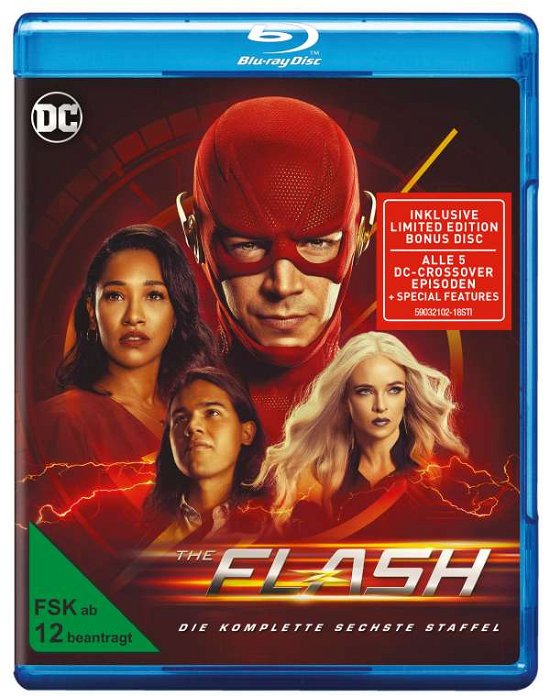 Cover for Grant Gustin,candice Patton,danielle Panabaker · The Flash: Staffel 6 (Blu-ray) (2021)