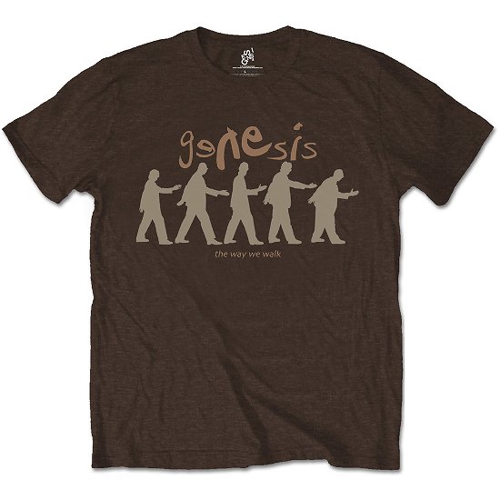 Cover for Genesis · Genesis Unisex T-Shirt: The Way We Walk (T-shirt) [size S] [Brown - Unisex edition]
