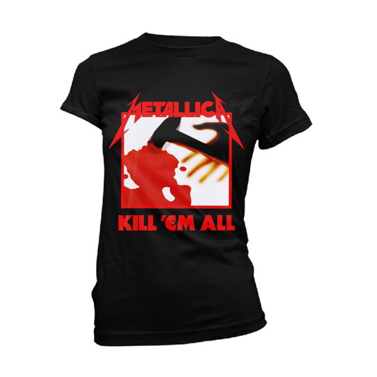 Cover for Metallica · Kill 'em All Tracks (Black) (T-shirt) [size L] [Black edition] (2020)