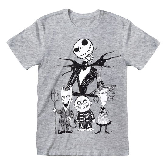 Cover for Disney: Nightmare Before Christmas · Trick Or Treators Heather Grey (T-Shirt Unisex Tg. L) (N/A)