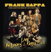 Cover for Frank Zappa &amp; the Mothers of Invention · Live in London &amp; Paris 1968 (CD) (2019)
