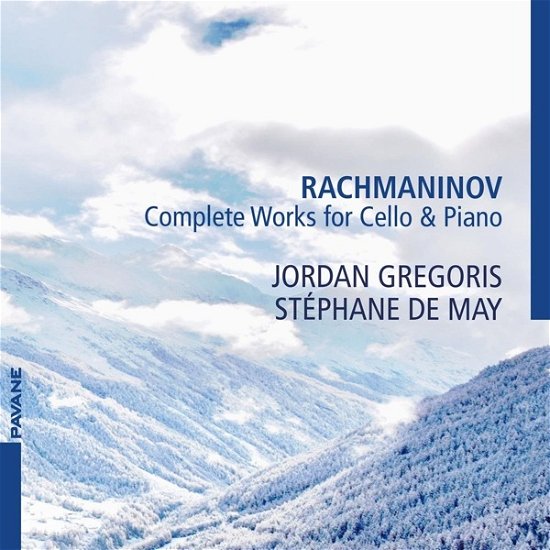 Rachmaninoff: Complete Works for Cello & Piano - Gergoris, Jordan / Stephane De May - Music - PAVANE - 5410939760022 - March 4, 2022