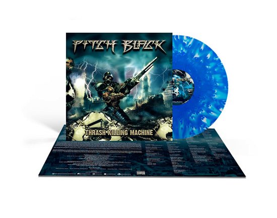 Cover for Pitch Black · Thrash Killing Machine (Cloudy Blue Vinyl) (LP) (2021)