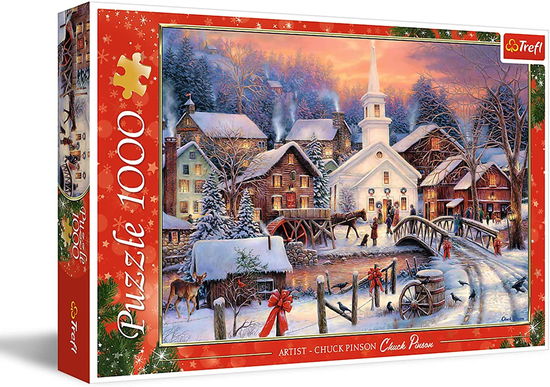 Cover for Trefl: Puzzle 1000 · 1000 pce White Christmas (Legetøj)