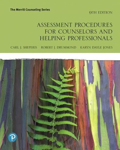 Cover for Carl J. Sheperis · Assessment Procedures for Counselors and Helping Professionals (Pocketbok) (2019)