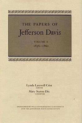 Cover for Jefferson Davis · The Papers of Jefferson Davis: 1856-1860 - The Papers of Jefferson Davis (Hardcover bog) (1989)