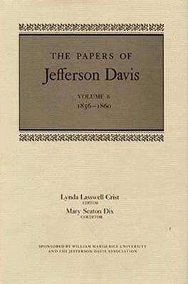 Cover for Jefferson Davis · The Papers of Jefferson Davis: 1856-1860 - The Papers of Jefferson Davis (Hardcover Book) (1989)