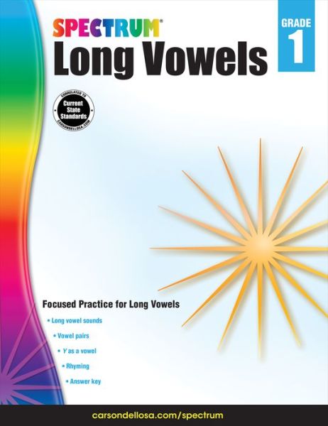 Cover for Spectrum · Long Vowels, Grade 1 (Book) (2016)