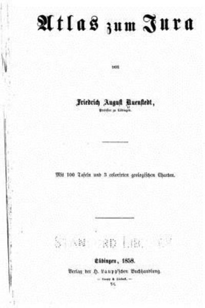Cover for Fr Aug Von Quenstedt · Der Jura (Paperback Bog) (2016)