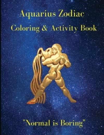 Cover for Melinda Read · Aquarius Zodiac Coloring &amp; Activity Book (Paperback Book) (2021)