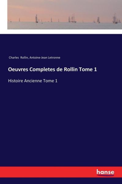 Cover for Rollin · Oeuvres Completes de Rollin Tome (Book) (2017)