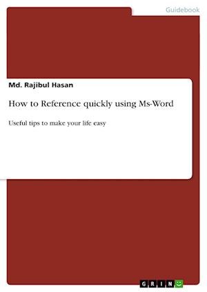 Cover for Hasan · How to Reference quickly using Ms (Book)