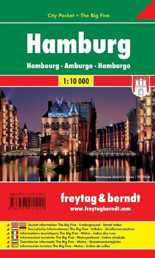 Cover for Freytag &amp; Berndt · Hamburg City Pocket + the Big Five Waterproof 1:10 000 (Landkarten) (2016)