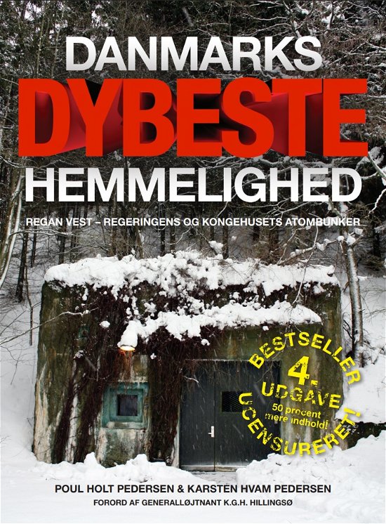 Cover for Poul Holt Pedersen og Karsten Hvam Pedersen · Danmarks dybeste hemmelighed (Gebundenes Buch) [4. Ausgabe] (2023)