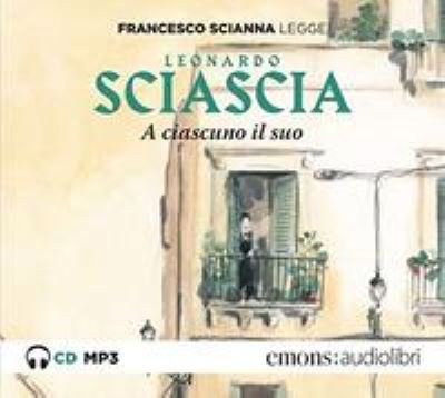 Cover for Leonardo Sciascia · A Ciascuno Il Suo Letto Da Francesco Scianna. Audiolibro. CD Audio Formato MP3 (Cassette)