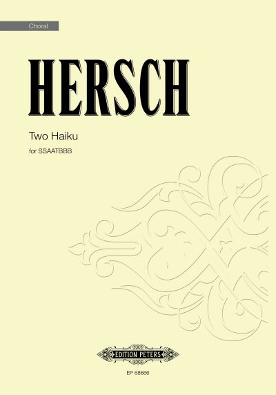 Cover for Fred Hersch · Two Haiku (Sheet music) (2022)