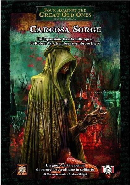 Cover for Ms Edizioni: Four Against The Great Old Ones · Carcosa Sorge (MERCH)