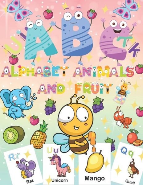 Cover for John Piksas · ABC Alphabet Animals and Fruit (Pocketbok) (2020)