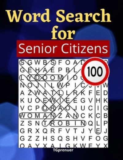 Cover for Tg Prenuer · Word Search for Senior Citizens (Paperback Book) (2021)