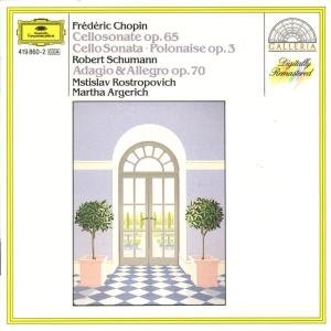 Cello Sonata - Chopin / Argerich / Rostropovich - Musik - GALLERIA - 0028941986023 - 13 februari 1990