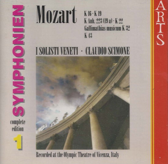 Cover for I Solisti Veneti / Scimone Claudio · Symphonies K 16 - K 19 - K Anh. 223 (19a) - K 22 - Gallimathias Musicum K 32 - (CD) (1994)