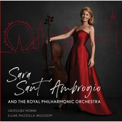 Cover for Sara Sant'ambrogio · Elgar, Piazolla, Wolosoff (CD) (2019)