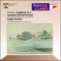 Cover for Brahms · Symphony 4/Academic Festival Over / Tragic Overt (CD) (1990)