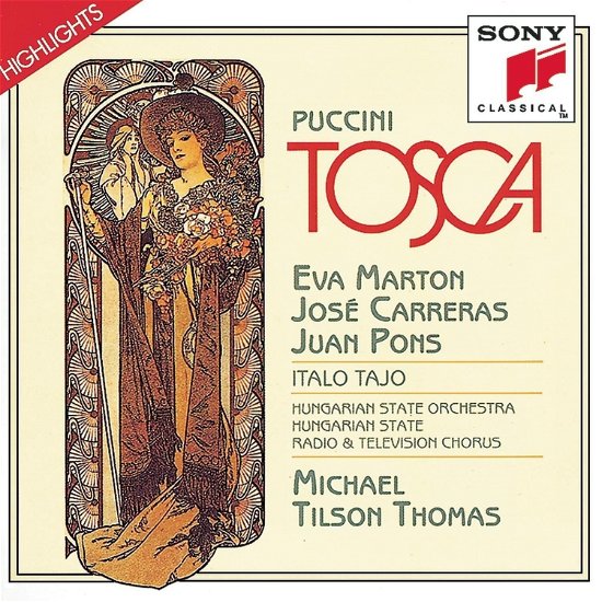 Cover for Puccini / Carreras / Marton / Tilson Thomas · Tosca Highlights (CD) (1994)