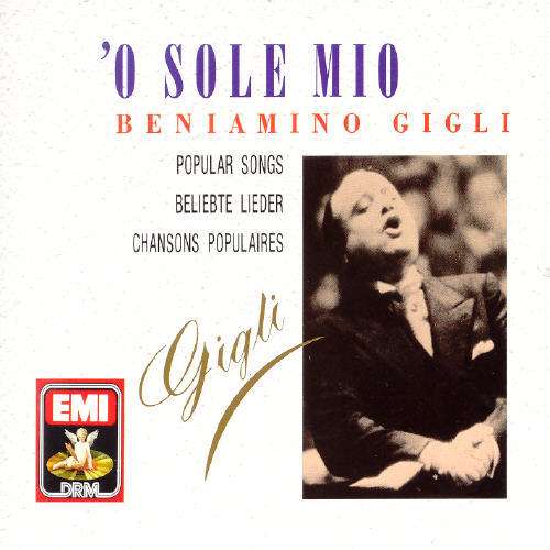 Cover for Gigli Beniamino · Popular Songs - O' Sole Mio (CD) (1990)