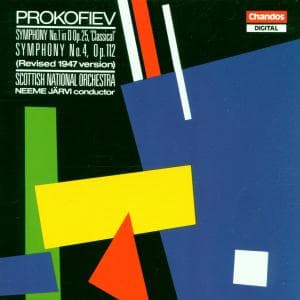 Cover for Prokofiev / Jarvi / Scottish National Orchestra · Symphonies 1 &amp; 4 (CD) (1992)