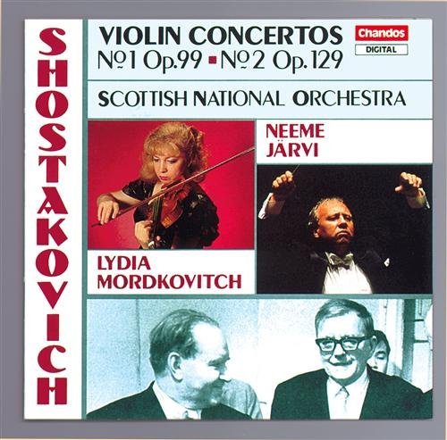 Cover for Shostakovich / Jarvi / Scottish National Orchestra · Violin Concerti 1 &amp; 2 (CD) (1992)